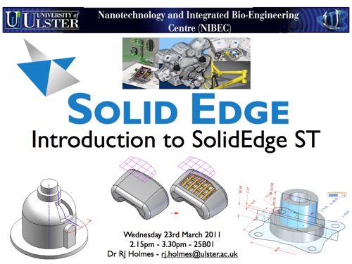 SolidEdge Intro Poster2011.003